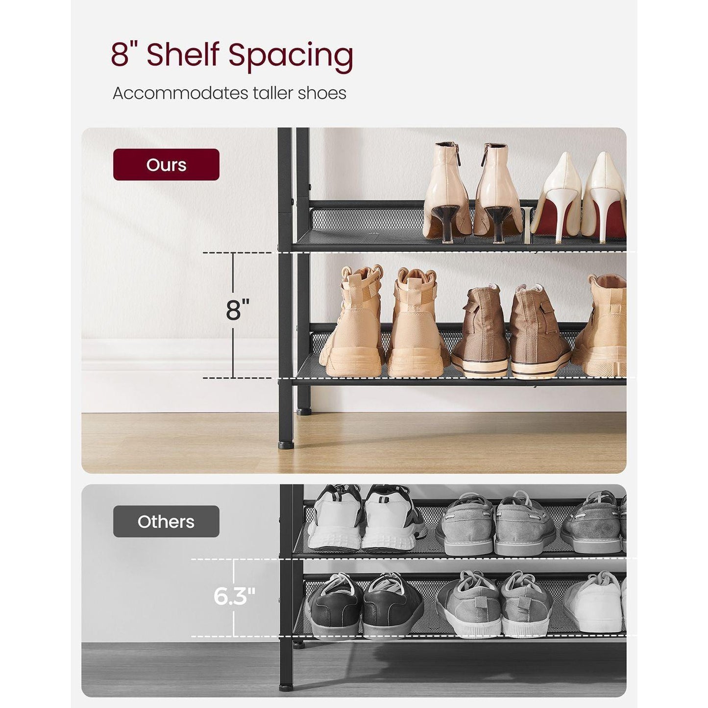 4-Tier Shoe Rack FredCo