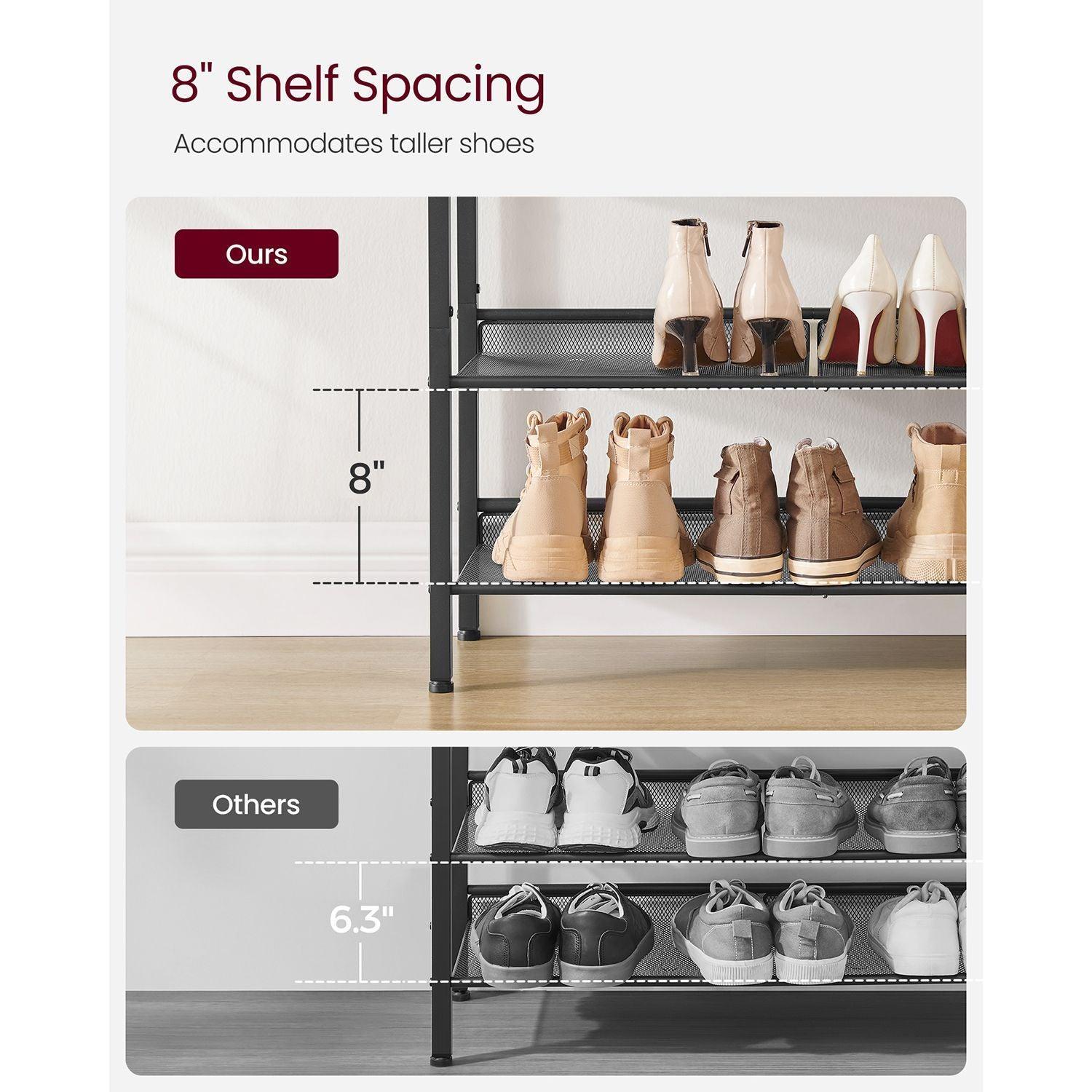 4-Tier Shoe Rack FredCo