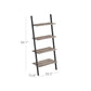 4 Tier Sloping Shelf, Greige, Black FredCo