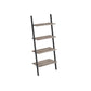 4 Tier Sloping Shelf, Greige, Black FredCo