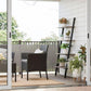 4 Tier Sloping Shelf, Greige, Black FredCo