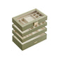 4-Tier Stackable Jewelry Trays Laurel Green FredCo