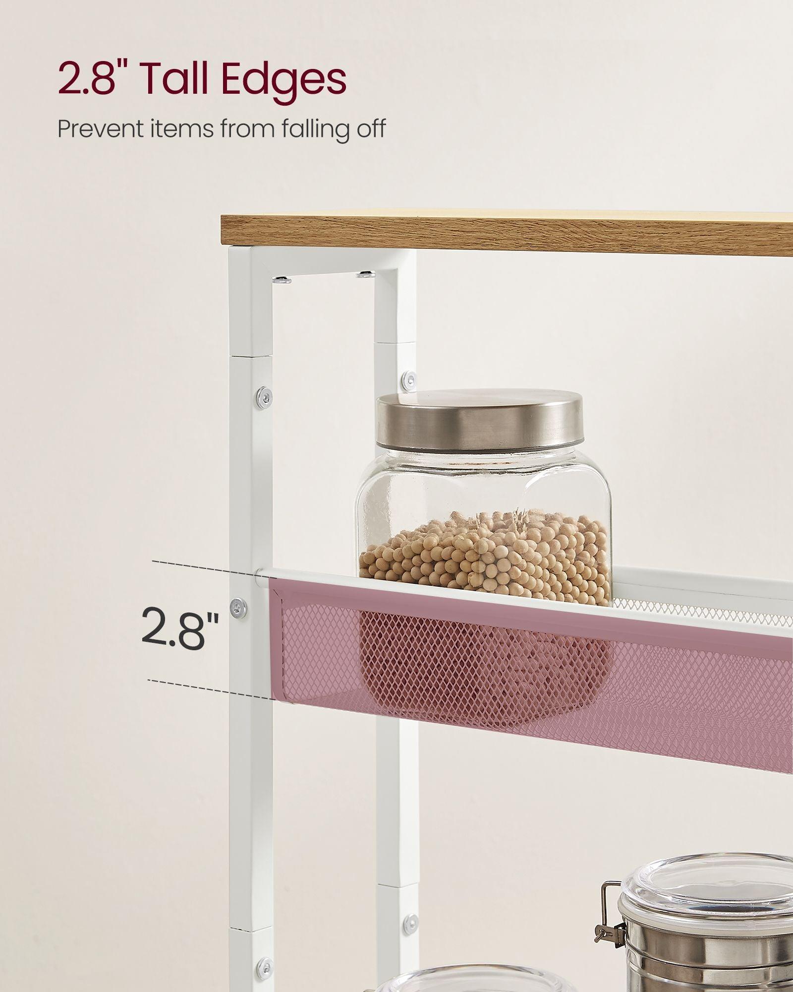 4-Tier Storage Cart 5.1" Deep FredCo