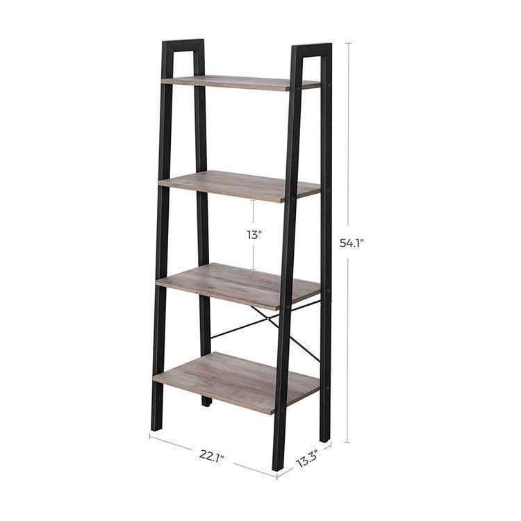 4 Tiers Standing Bookcase FredCo