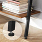 4 Tiers Wall Shelf Rustic Brown FredCo