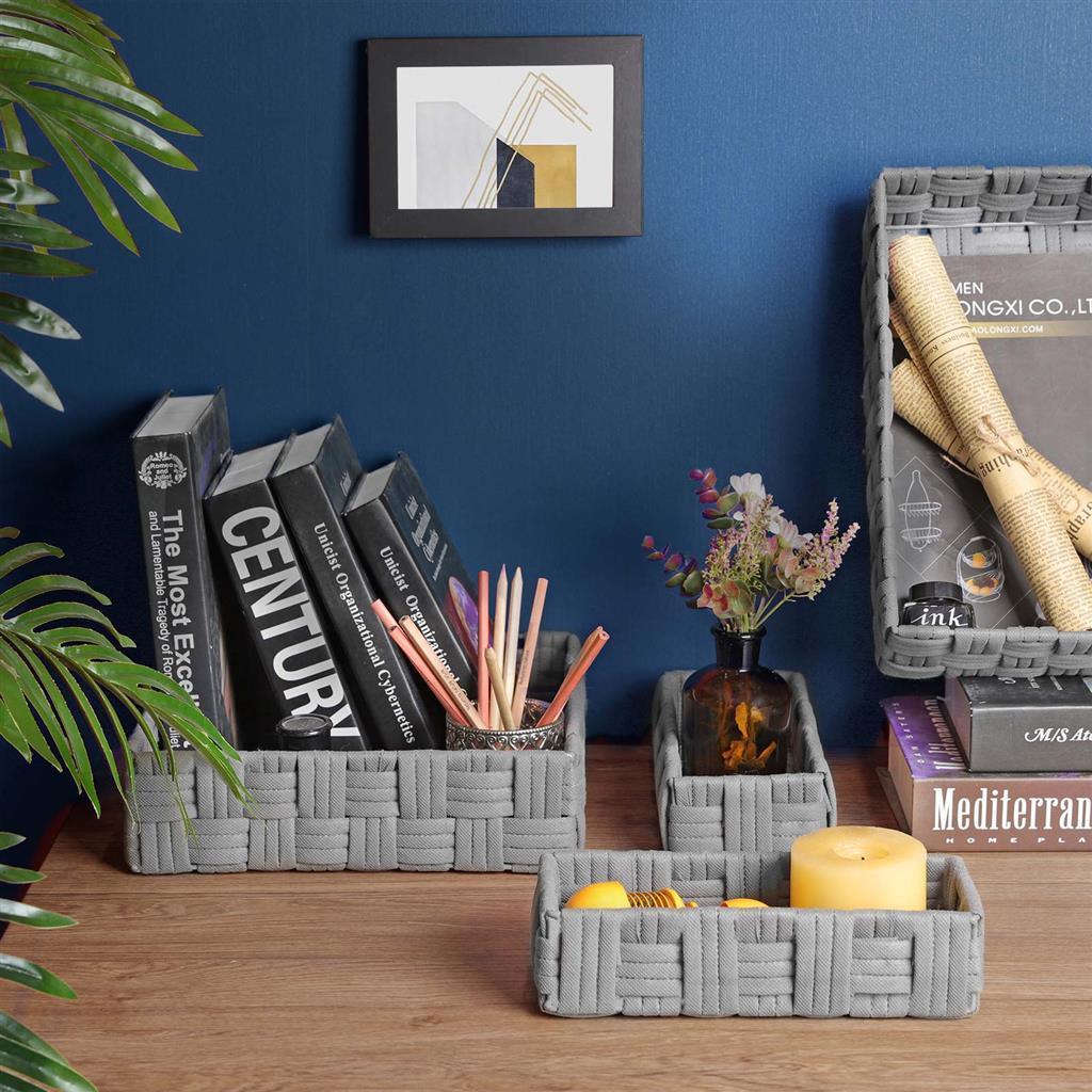 4 Woven Drawer Organizers FredCo