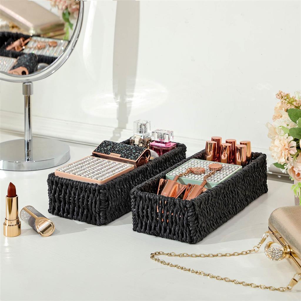 4 Woven Storage Baskets FredCo