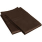 400-Thread Count 100% Egyptian Cotton Elegant Solid Pillowcase Set FredCo