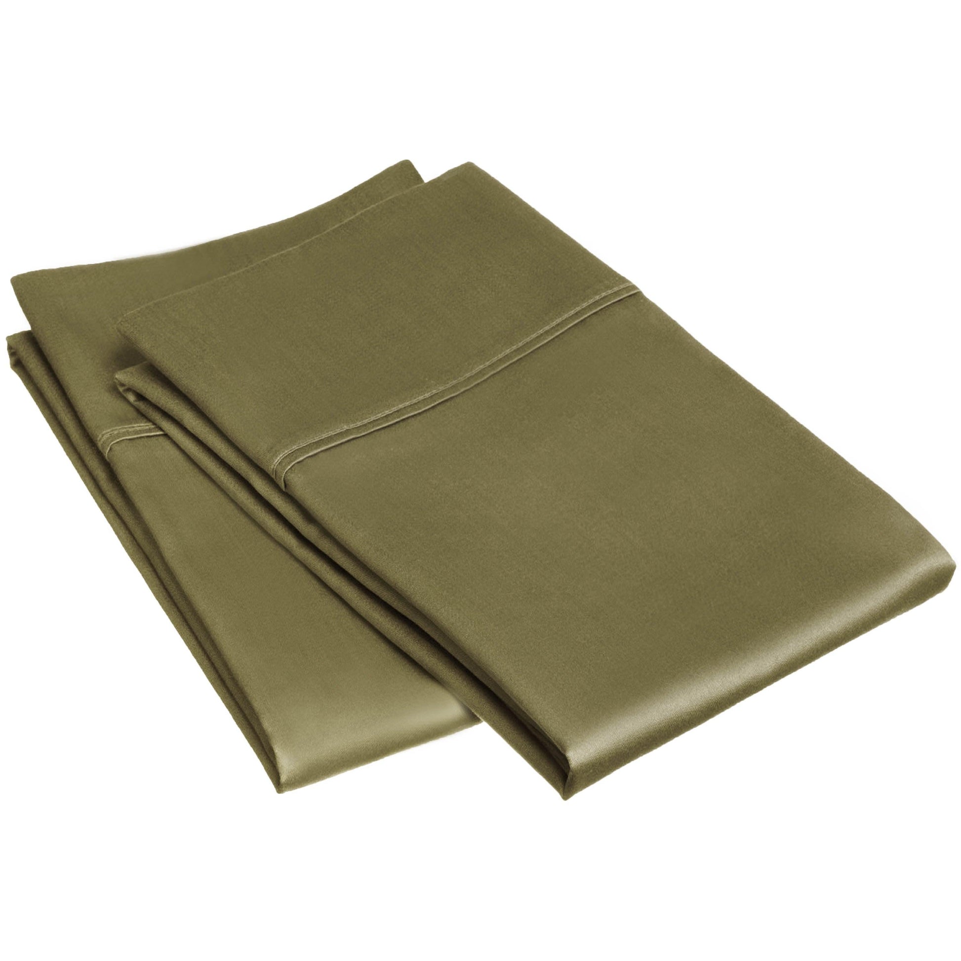 400-Thread Count 100% Egyptian Cotton Elegant Solid Pillowcase Set FredCo