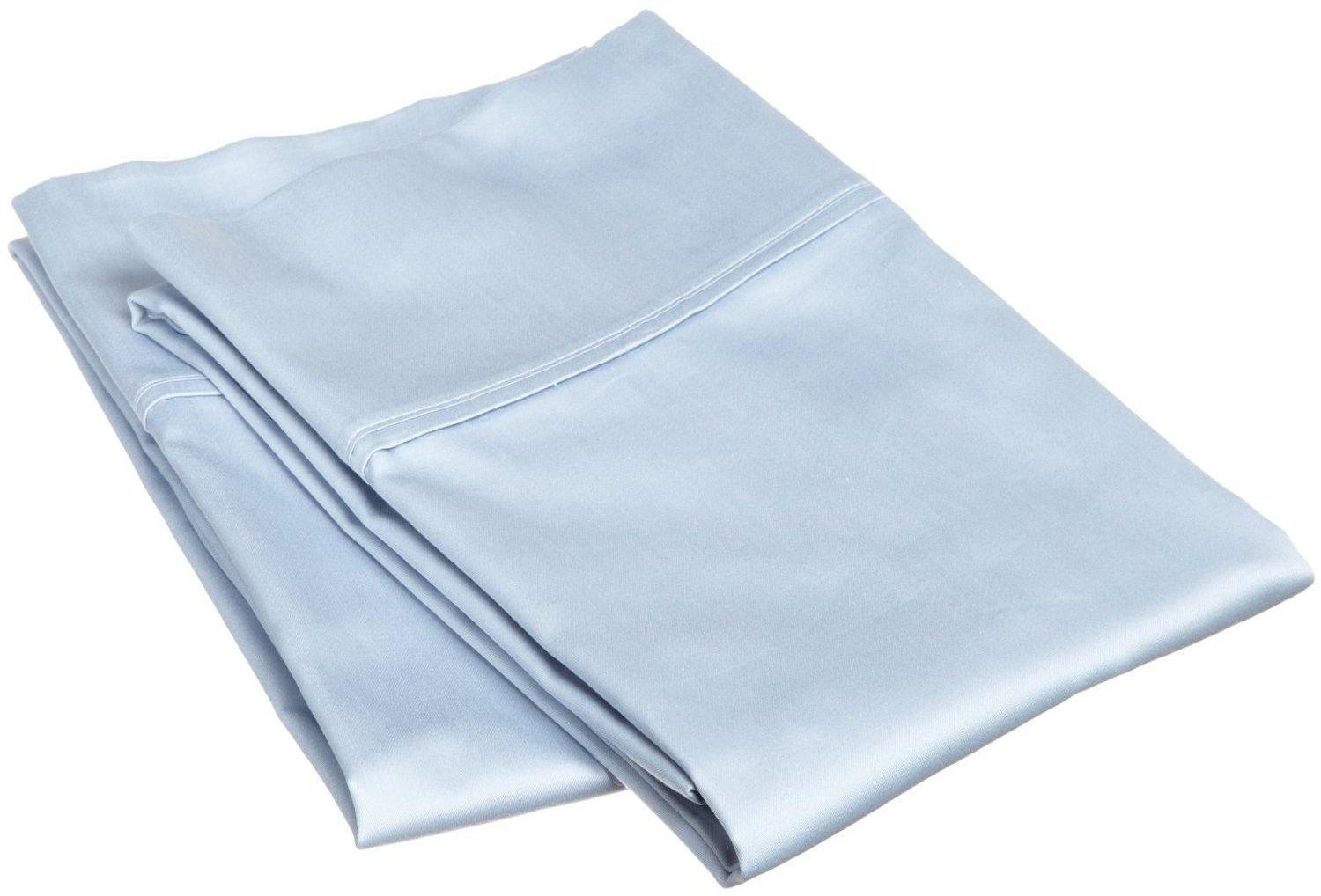 400-Thread Count 100% Egyptian Cotton Elegant Solid Pillowcase Set FredCo