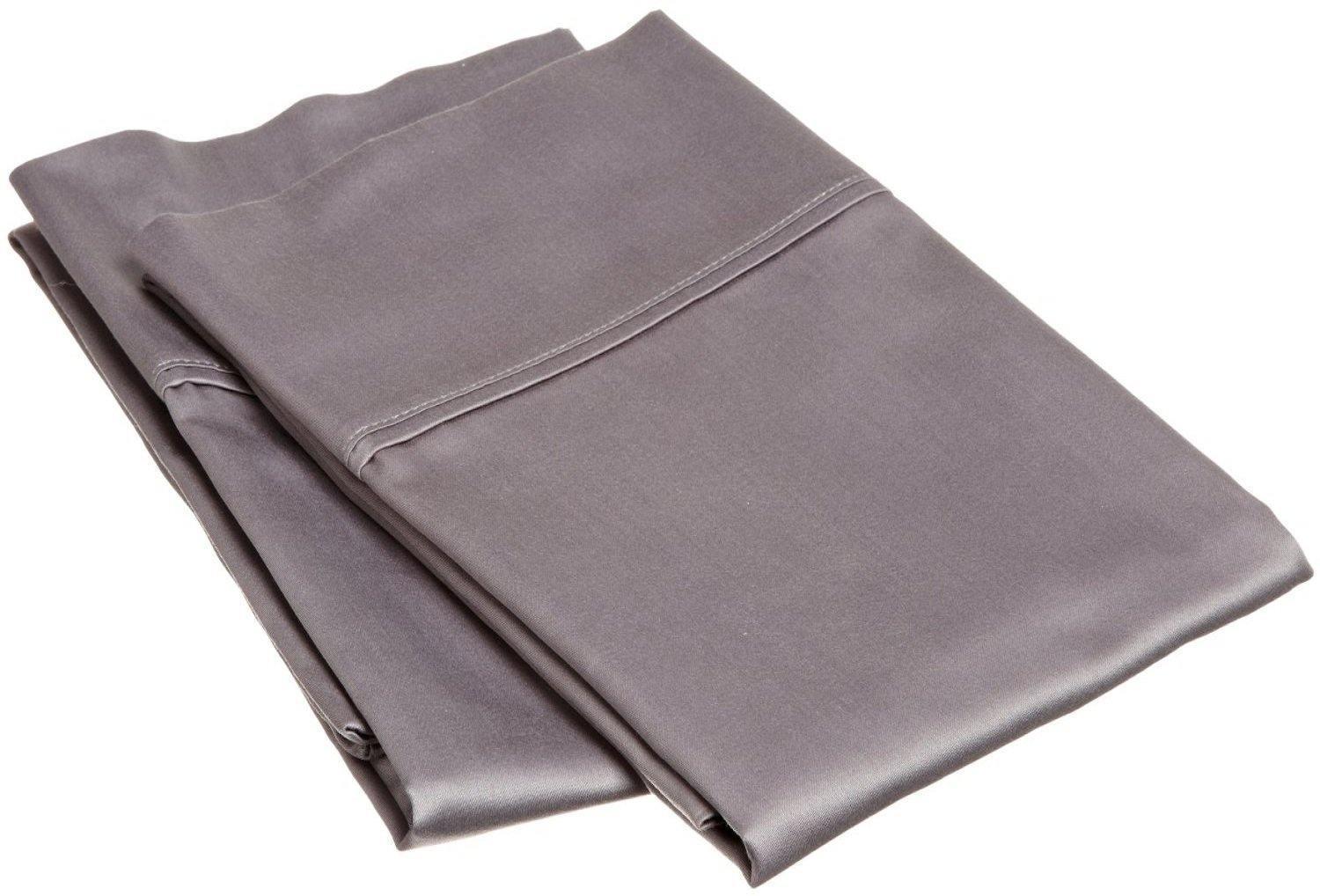400-Thread Count 100% Egyptian Cotton Elegant Solid Pillowcase Set FredCo