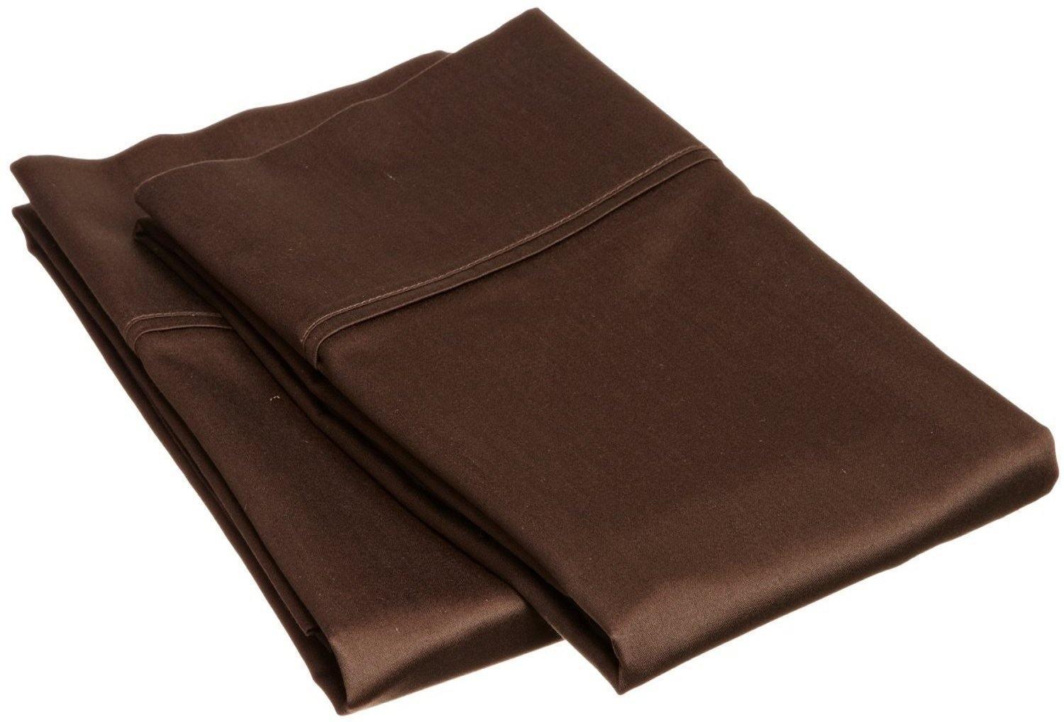 400-Thread Count 100% Egyptian Cotton Elegant Solid Pillowcase Set FredCo
