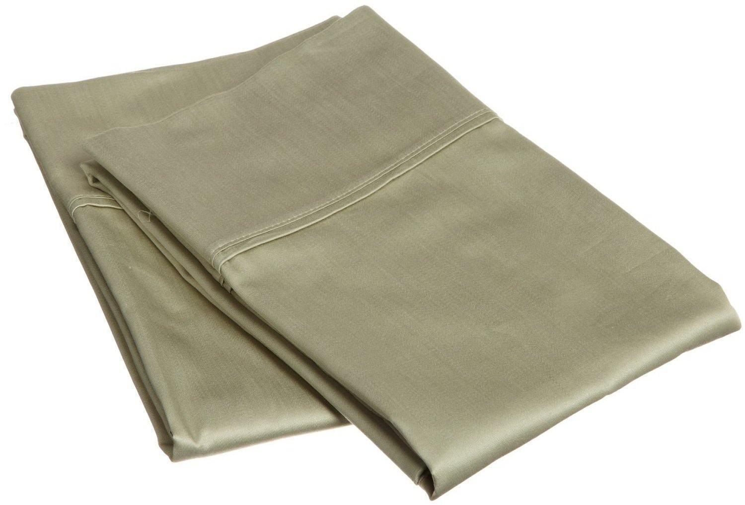 400-Thread Count 100% Egyptian Cotton Elegant Solid Pillowcase Set FredCo
