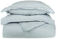 400-Thread Count 100% Egyptian Cotton Elegant Stripes Duvet Cover Set FredCo