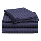 400-Thread Count 100% Egyptian Cotton Striped Deep Pocket Sheet Set FredCo