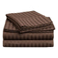 400-Thread Count 100% Egyptian Cotton Striped Deep Pocket Sheet Set FredCo