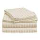 400-Thread Count 100% Egyptian Cotton Striped Deep Pocket Sheet Set FredCo