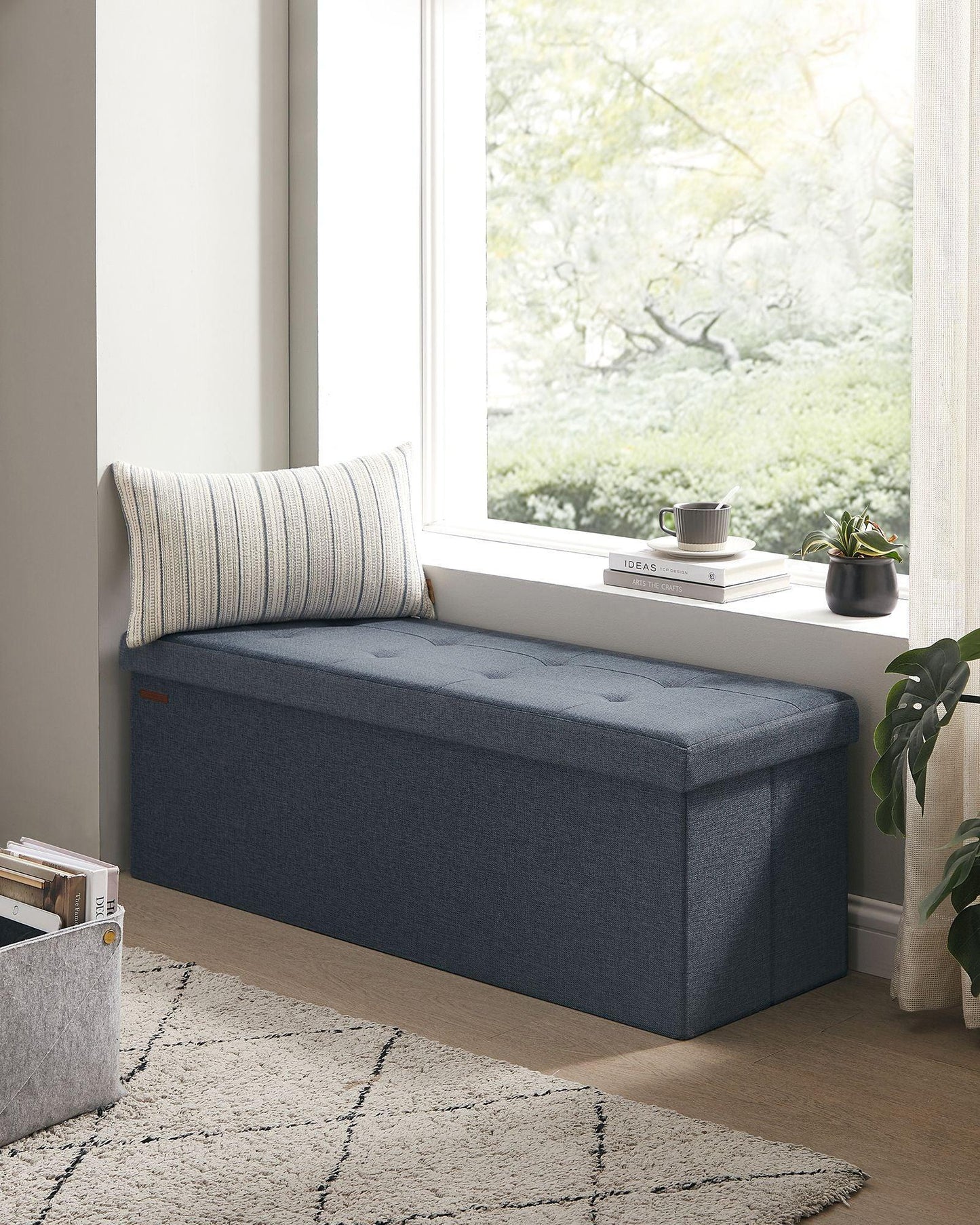 43'' Folding Storage Ottoman Bench FredCo