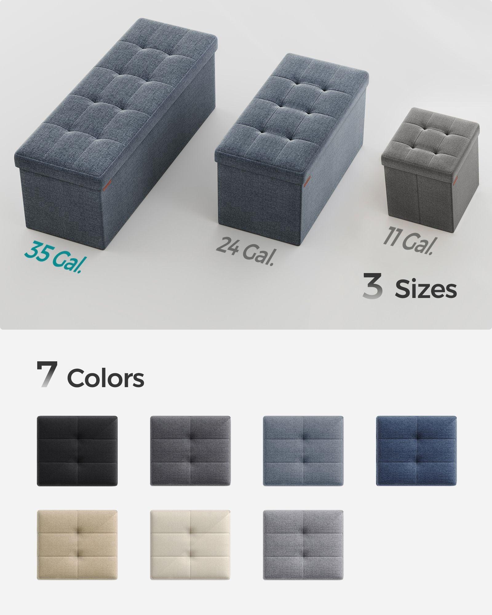 43'' Folding Storage Ottoman Bench FredCo