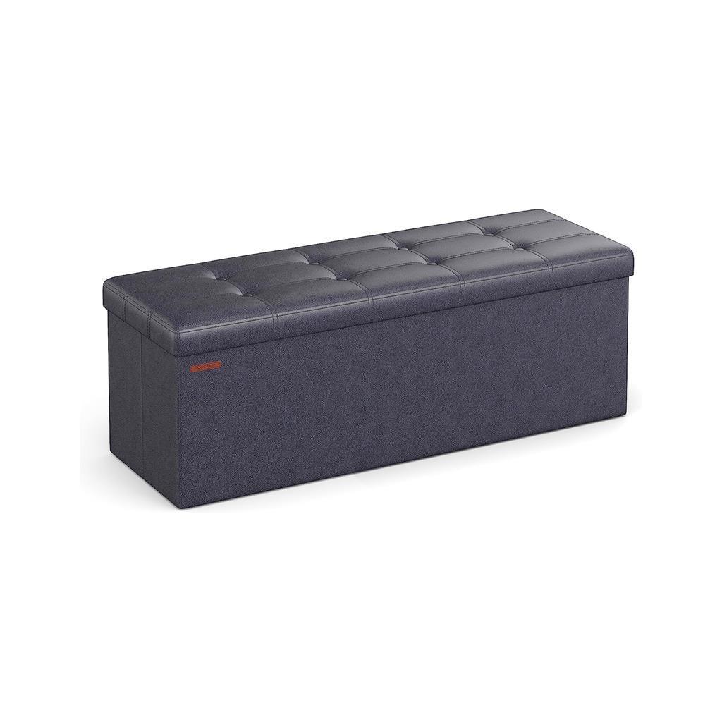 43 Inches Folding Storage Ottoman Bench FredCo