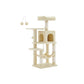 44.1-Inch Cat Tree Beige FredCo
