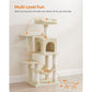 44.1-Inch Cat Tree Beige FredCo