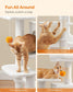44.1-Inch Cat Tree Cream White FredCo