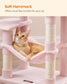 44.1-Inch Cat Tree Jelly Pink FredCo