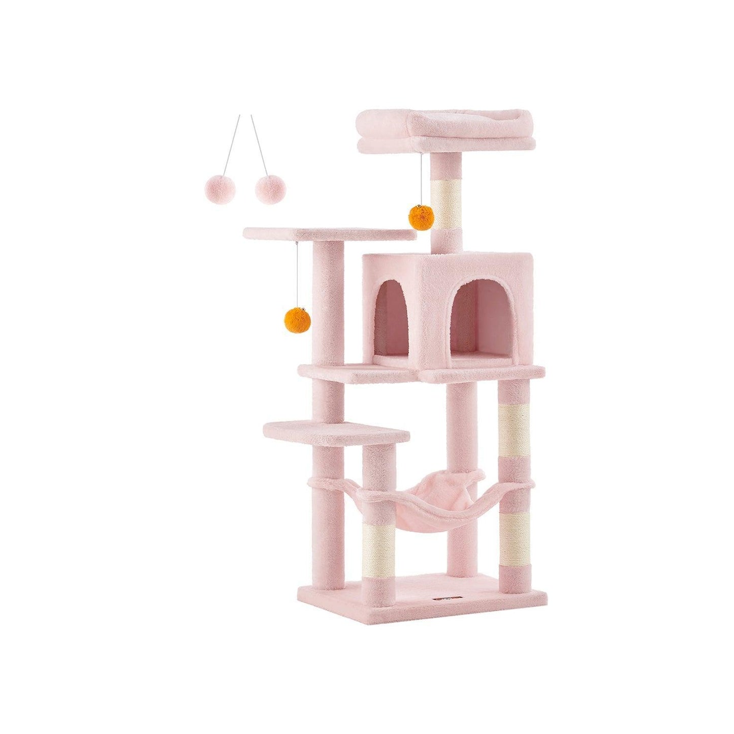 44.1-Inch Cat Tree Jelly Pink FredCo