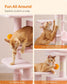 44.1-Inch Cat Tree Jelly Pink FredCo
