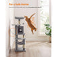 44.1-Inch Cat Tree Light Gray FredCo