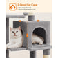 44.1-Inch Cat Tree Light Gray FredCo