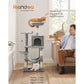 44.1-Inch Cat Tree Light Gray FredCo