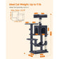 44.1-Inch Cat Tree Smoky Gray FredCo