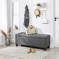 46.5‘’ Dark Gray Ottoman FredCo