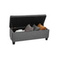 46.5‘’ Dark Gray Ottoman FredCo