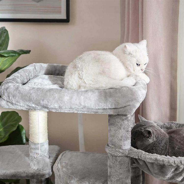 47.2 Inches Cat Tree Light Gray FredCo
