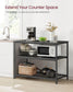 47.2 Inches Kitchen Shelf with Large Worktop FredCo