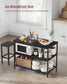 47.2 Inches Kitchen Shelf with Large Worktop FredCo