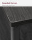 47.2 Inches Kitchen Shelf with Large Worktop FredCo