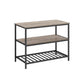 47.2'' Kitchen Island with 3 Shelves FredCo