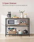 47.2'' Kitchen Island with 3 Shelves FredCo
