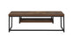 47" Bob Weathered Oak & Black Metal Finish TV Stand FredCo