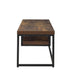 47" Bob Weathered Oak & Black Metal Finish TV Stand FredCo