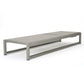 Outdoor Chaise Lounge Set of 2 with Adjustable Aluminum Frame and Textilene Mesh Seating in Grey FredCo