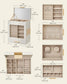 5-Layer Jewellery Organiser White FredCo