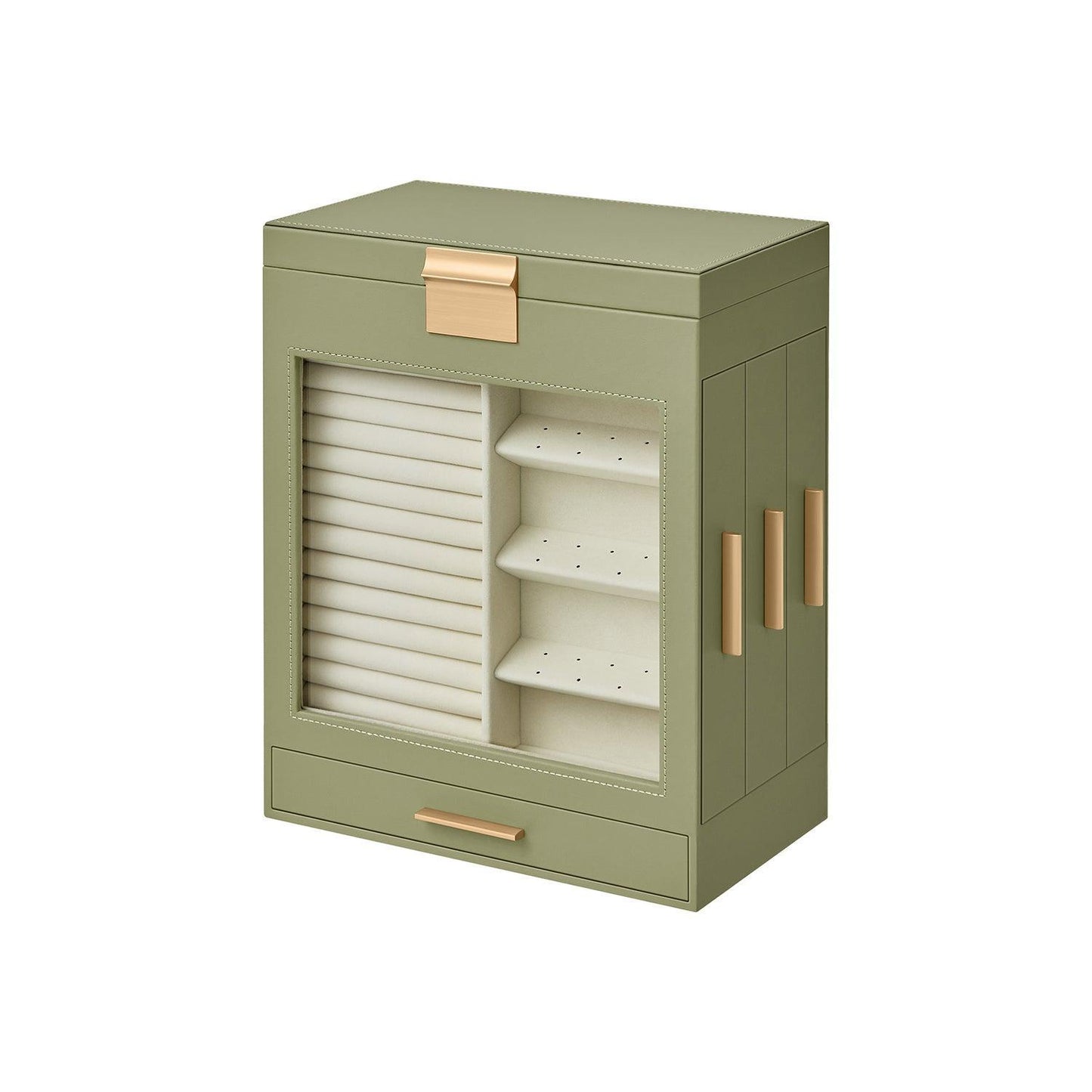 5-Layer Jewelry Box Laurel Green FredCo