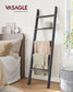 5-Tier Blanket Ladder Shelf Misty Gray FredCo