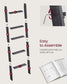 5-Tier Blanket Ladder Shelf Misty Gray FredCo