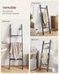 5-Tier Blanket Ladder Shelf Misty Gray FredCo